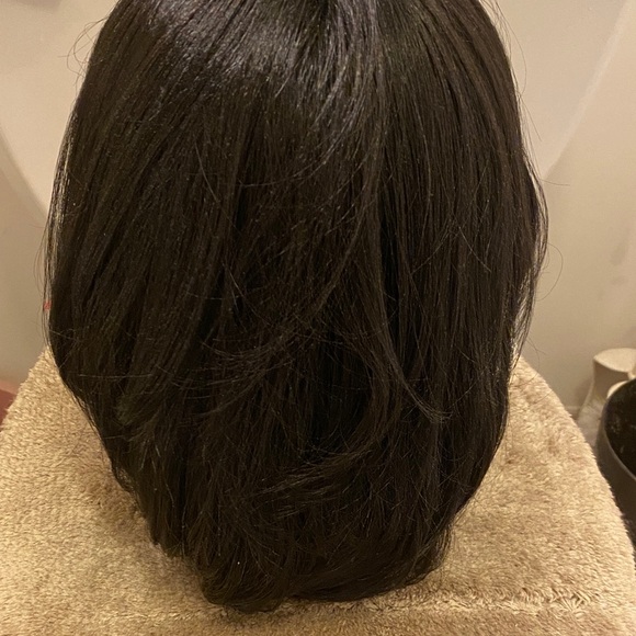 Sleek Black Women's Wig - Picture 4 of 4